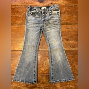 NWOT GB Girls Light Wash Denim Flare Jean